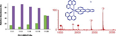 Graphical abstract: A mass spectrometric investigation of the ability of metal complexes to modulate transcription factor activity