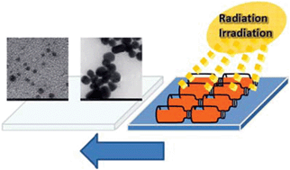 Graphical abstract: Gold nanoparticles prepared with a room-temperature ionic liquid–radiation irradiation method