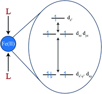 Graphical abstract: Ligand field influence on the electronic and magnetic properties of quasi-linear two-coordinate iron(ii) complexes