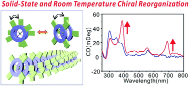 Graphical abstract: Room temperature chiral reorganization of interfacial assembly of achiral double-decker phthalocyanine