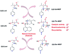 Graphical abstract: The biomimetic engineering of metal–organic frameworks with single-chiral-site precision for asymmetric hydrogenation