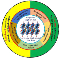 Graphical abstract: Advances of metal halide perovskite large-size single crystals in photodetectors: from crystal materials to growth techniques