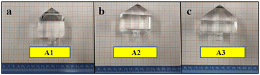 Graphical abstract: Study on defects during Fe3+ doping and annealing in ADP crystals