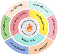 Graphical abstract: Surface modification of MOFs towards flame retardant polymer composites