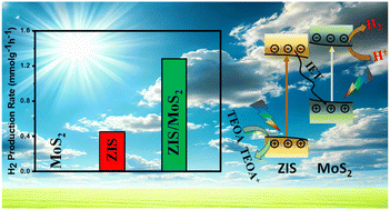 Graphical abstract: Ultrafast electron transfer at the ZnIn2S4/MoS2 S-scheme interface for photocatalytic hydrogen evolution
