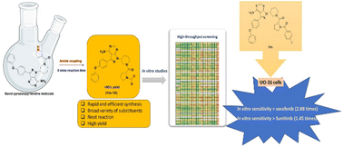 Graphical abstract: Design, synthesis, and high-throughput in vitro anti-cancer evaluation of novel 4-aminopyrazolo[3,4-d]pyrimidine derivatives: potential anti-cancer candidates against UO-31 renal cancer cells