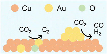 Graphical abstract: Structural properties of Au/Cu2O catalysts for electrochemical CO2 reduction to C2 products