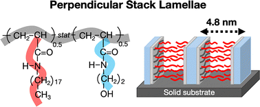 Graphical abstract: Orientation control of sub-10-nm lamellar structures in amphiphilic copolymer films via water annealing