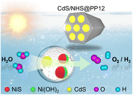 Graphical abstract: Spatially directed charge transfer in a polymer framework for efficient photocatalytic overall water splitting