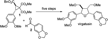 Graphical abstract: Total synthesis of (+)-virgatusinviaAlCl3-catalyzed [3+2] cycloaddition