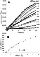 Graphical abstract: A luminescence-based assay of UDP-sugar producing pyrophosphorylases