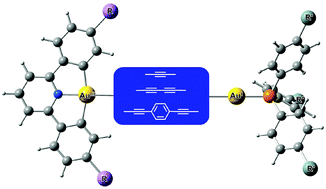 Graphical abstract: Synthesis, luminescence and electrochemical properties of luminescent dinuclear mixed-valence gold complexes with alkynyl bridges