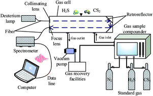 Graphical abstract: Quantitative detection of H2S and CS2 mixed gases based on UV absorption spectrometry