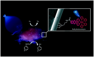 Graphical abstract: Glass wool supported ruthenium complexes: versatile, recyclable heterogeneous photoredox catalysts