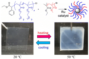 Graphical abstract: Thermoresponsive star-shaped polymer with heteroarm type with methacrylates: preparation by living radical polymerization method and its topological effect