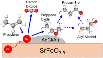 Graphical abstract: Selective formation of propan-1-ol from propylene via a chemical looping approach