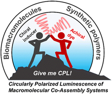 Graphical abstract: Circularly polarized luminescence of macromolecular co-assembly systems