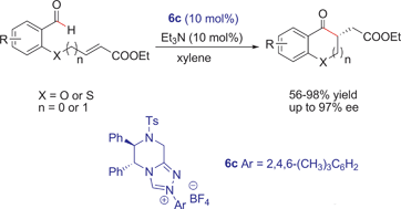 Graphical abstract: Synthesis of (1R,2R)-DPEN-derived triazolium salts and their application in asymmetric intramolecular Stetter reactions