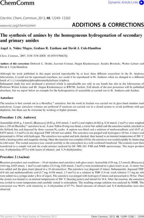 Additions and corrections published in 2012