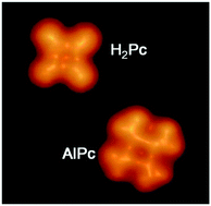 Graphical abstract: Vacuum synthesis of magnetic aluminum phthalocyanine on Au(111)