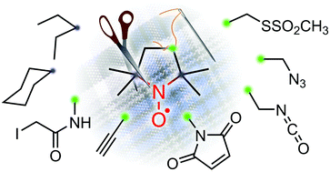 Graphical abstract: Advances in the synthesis of nitroxide radicals for use in biomolecule spin labelling