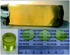 Graphical abstract: Bridgman growth and characterization of a HoCa4O(BO3)3 crystal