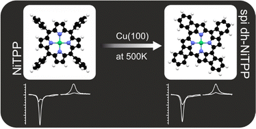 Graphical abstract: Extended π-conjugation: a key to magnetic anisotropy preservation in highly reactive porphyrins