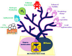 Graphical abstract: Supramolecular structure@MXenes for photocatalytic applications – a review