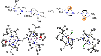 Graphical abstract: A twist on a classic scaffold: rational design of a new bimetallic platform