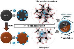 Graphical abstract: Nickel binding with magnetite nanoparticles