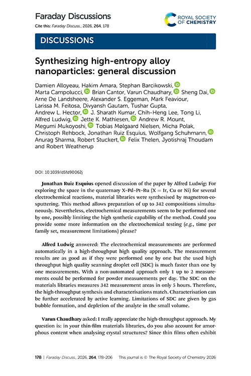 Synthesizing high-entropy alloy nanoparticles: general discussion