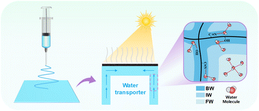 Graphical abstract: Optimizing water content for high-performance fabric solar steam generation