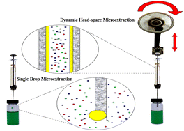 Graphical abstract: Determination of volatile residual solvents in pharmaceutical products by static and dynamic headspace liquid-phase microextraction combined with gas chromatography-flame ionization detection