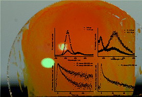 Graphical abstract: Analysis of cadmium-based pigments with time-resolved photoluminescence