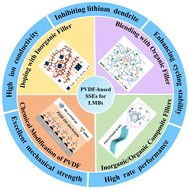 Graphical abstract: Design strategies and performance enhancements of PVDF-based flexible electrolytes for high-performance all-solid-state lithium metal batteries