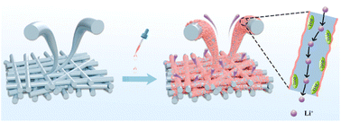 Graphical abstract: Rigid and flexible dual-network polymer electrolytes with enhanced interfacial interaction to accelerate Li+ transfer