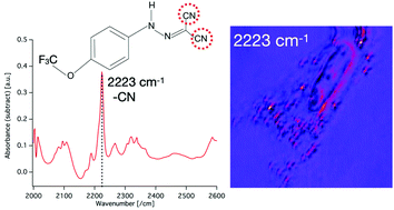 Graphical abstract: Detecting nitrile-containing small molecules by infrared photothermal microscopy