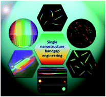 Graphical abstract: Single-nanostructure bandgap engineering enabled by magnetic-pulling thermal evaporation growth