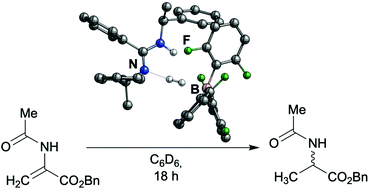 Graphical abstract: FLP-catalysis meets hydrogen-bond activation