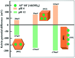 Graphical abstract: Facet-dependent adsorption of aluminum(iii) on hematite nanocrystals and the influence on mineral transformation