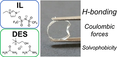 Graphical abstract: Holding it together: noncovalent cross-linking strategies for ionogels and eutectogels