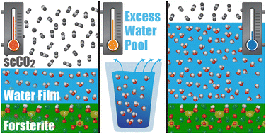 Graphical abstract: Nanoscale control over water-film thickness using temperature modulation: tuning mineral carbonation reactivity