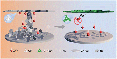 Graphical abstract: Regulating zinc deposition behaviors by using a functional PANI modification layer on a separator for high performance aqueous zinc-ion batteries