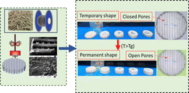 Graphical abstract: Design and development of 3D printed shape memory triphasic polymer-ceramic bioactive scaffolds for bone tissue engineering