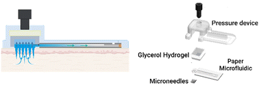 Graphical abstract: Design and characterization of a self-powered microneedle microfluidic system for interstitial fluid sampling
