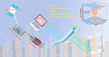 Graphical abstract: Simple preparation of 1D hierarchical magnetic CNTs/hollow porous macroscopic carbon fiber composites for efficient microwave absorption