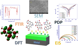 Graphical abstract: Mechanistic investigation of mild steel corrosion inhibition by Codiaeum variegatum extract: weight loss, EIS, and DFT perspectives