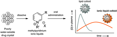 Graphical abstract: Ionic liquids provide unique opportunities for oral drug delivery: structure optimization and in vivo evidence of utility