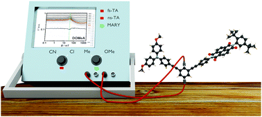 Graphical abstract: Fine tuning of electron transfer and spin chemistry parameters in triarylamine–bridge–naphthalene diimide dyads by bridge substituents