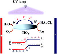 Graphical abstract: Light and electric field induced unusual large-scale charge separation in hybrid semiconductor objects